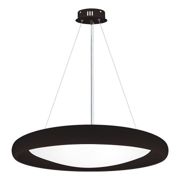 Top Light - LED Stmievateľný luster na lanku SALERNO LED/60W/230V 3000-6500K pr. 60 cm čierna + diaľkové ovládanie