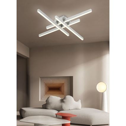 Top Light - LED Stmievateľný prisadený luster CROSS LED/50W/230V 3000-6500K + diaľkové ovládanie