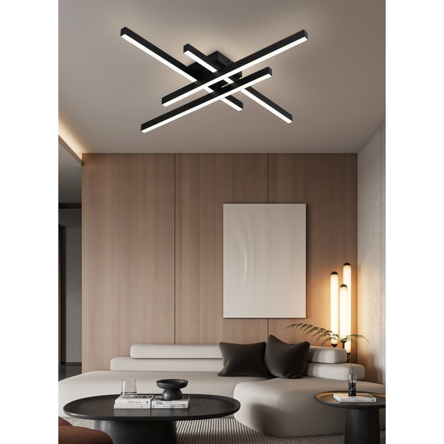Top Light - LED Stmievateľný prisadený luster CROSS LED/50W/230V 3000-6500K + diaľkové ovládanie