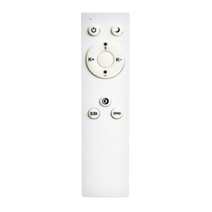 Top Light - LED Stmievateľné stropné svietidlo REVIT LED/36W/230V 3000-6500K 40x40 cm biela + diaľkové ovládanie