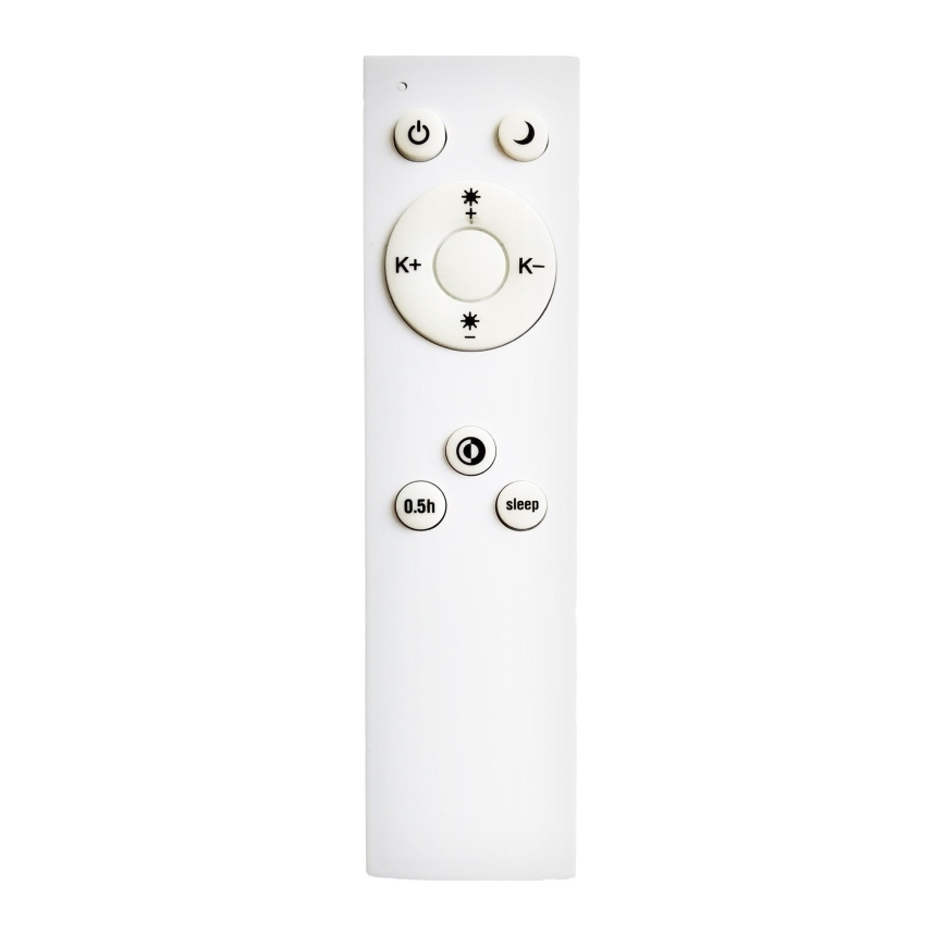 Top Light - LED Stmievateľné stropné svietidlo REVIT LED/36W/230V 3000-6500K 40x40 cm čierna + diaľkové ovládanie