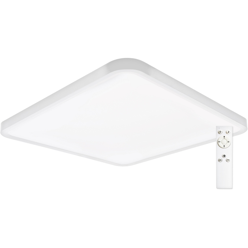 Top Light - LED Stmievateľné stropné svietidlo REVIT LED/50W/230V 3000-6500K 50x50 cm biela + diaľkové ovládanie