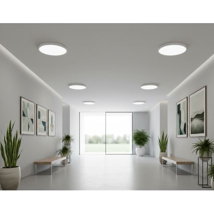 Top Light - LED stropné svietidlo s pohybovým senzorom REVIT LED/9/12/18W/230V 3000/4000/6500K pr. 23 cm biela