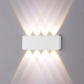 Top Light - LED Vonkajšie nástenné svietidlo RAY B LED/8W/230V IP44 4000K biela