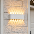 Top Light - LED Vonkajšie nástenné svietidlo RAY LED/10W/230V 3000/4000/6500K IP54 biela