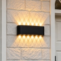 Top Light - LED vonkajšie nástenné svietidlo RAY LED/10W/230V 3000/4000/6500K IP54 čierna