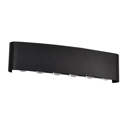 Top Light - LED vonkajšie nástenné svietidlo RAY LED/10W/230V 3000/4000/6500K IP54 čierna