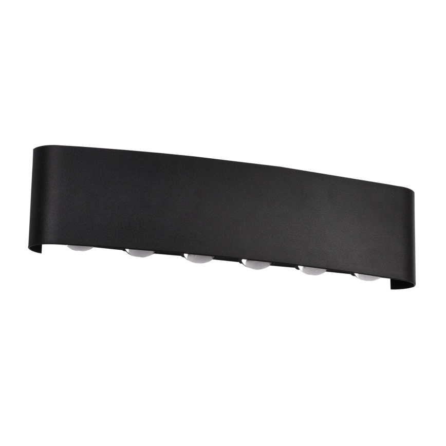 Top Light - LED vonkajšie nástenné svietidlo RAY LED/10W/230V 3000/4000/6500K IP54 čierna