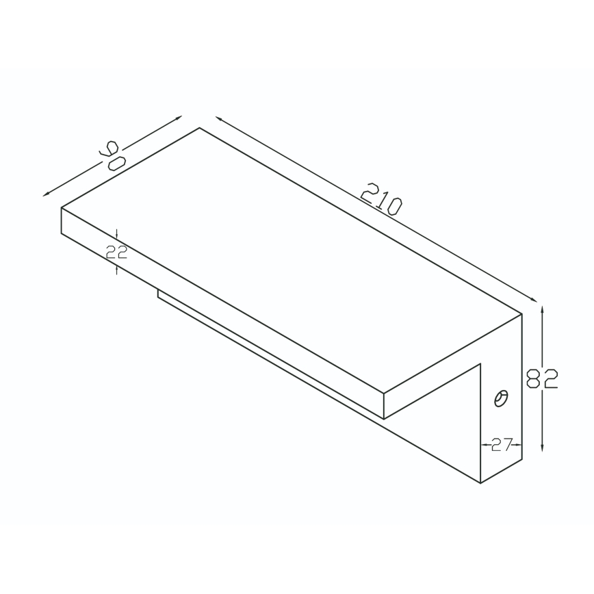 Top Light - LED vonkajšie nástenné svietidlo s pohybovým senzorom ELON LED/10W/230V 3000/4000/6000K IP54 čierne