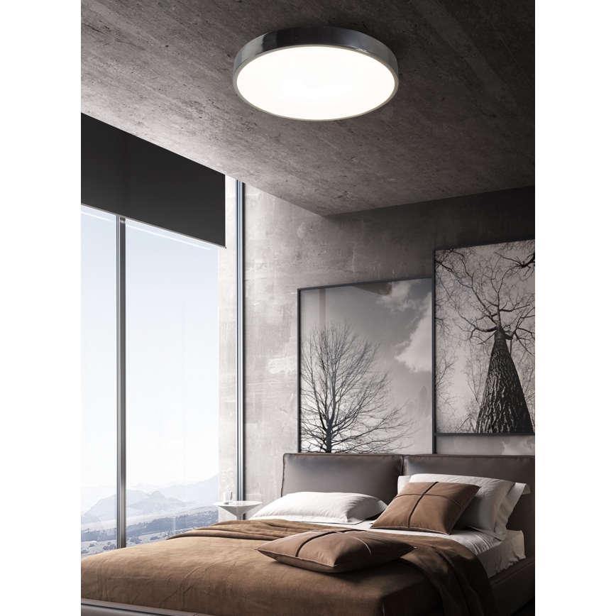 Top Light Metal 40CR RC - LED Stmievateľné stropné svietidlo METAL LED/51W/230V lesklý chróm + diaľkové ovládanie