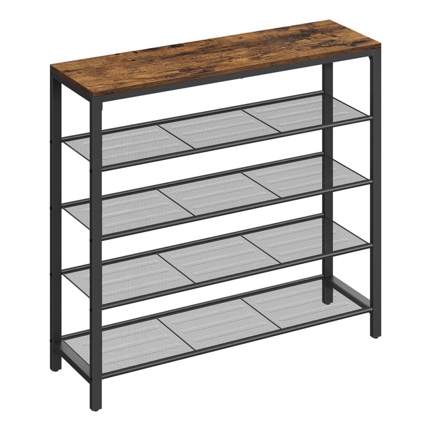 Topánkovnica DAVOR hnedá/čierna