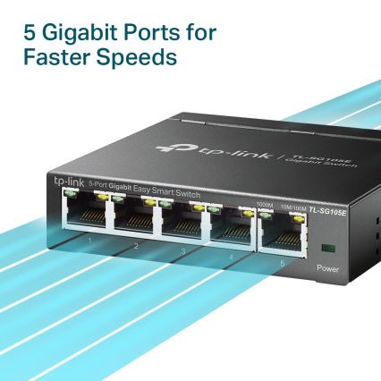 TP-Link - 5-portový gigabitový Easy Smart switch