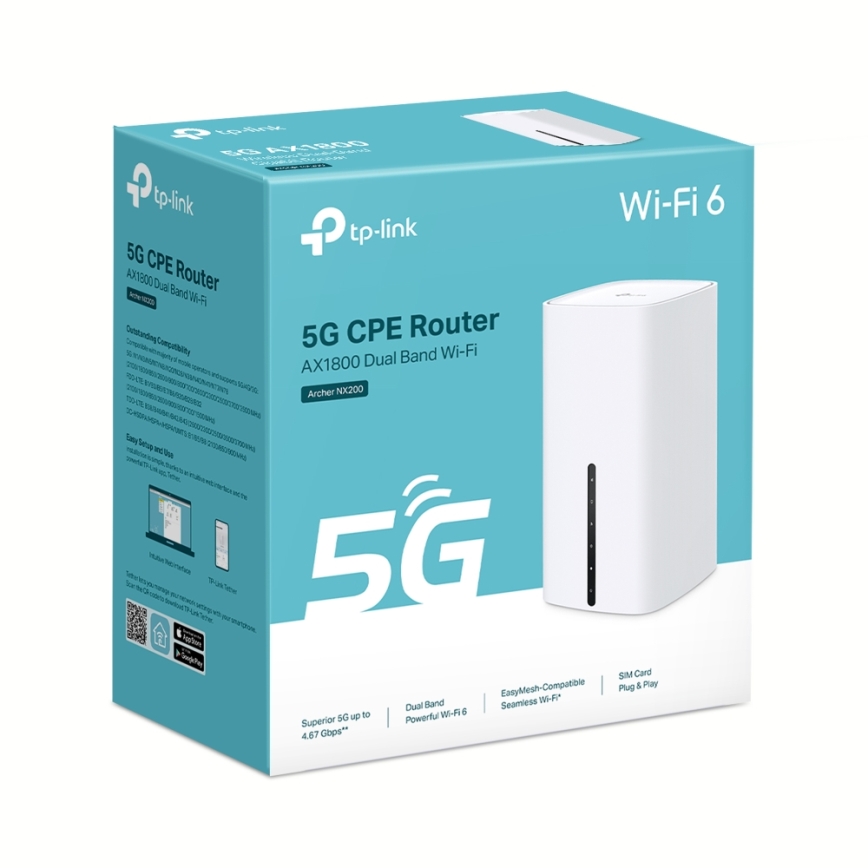 TP-Link - Bezdrôtový dvojpásmový gigabitový 5G smerovač