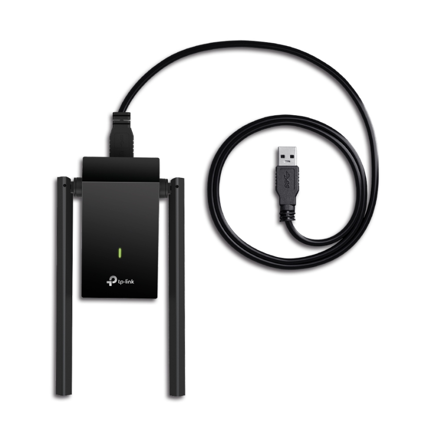 TP-Link - Bezdrôtový USB sieťový adaptér s anténami a vysokým ziskom Archer T4U Plus Wi-Fi