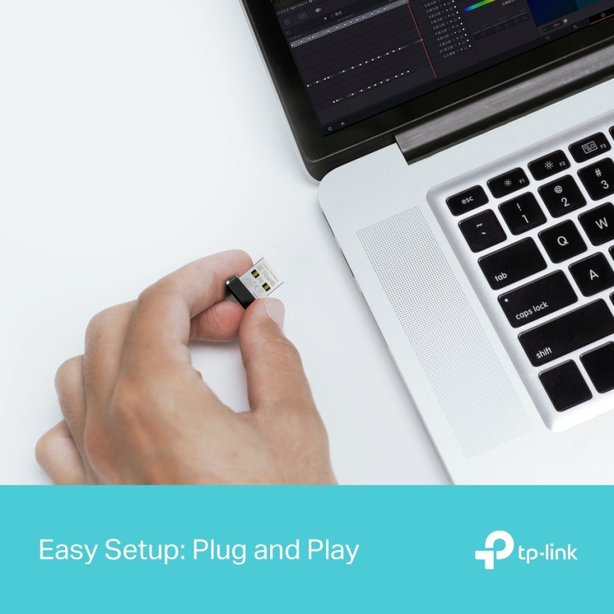 TP-Link - Bezdrôtový Wi-Fi 6 USB nano adaptér Archer TX1U Nano