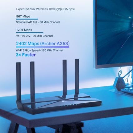 TP-Link - Dvojpásmový gigabitový Wi-Fi 6 router