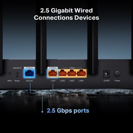 TP-Link - Dvojpásmový router Wi‑Fi 7 Archer BE400