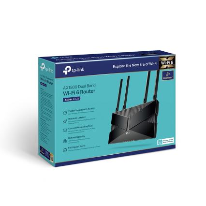 TP-Link - Dvojpásmový Wi-Fi 6 smerovač