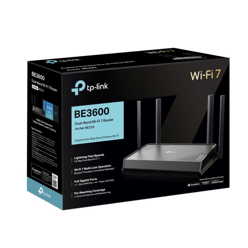 TP-Link - dvojpásmový Wi-Fi 7 router