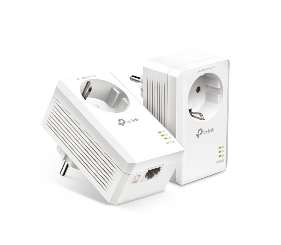 TP-Link - Gigabitová Powerline Wi-Fi sada s priechodnou zásuvkou TPL000255