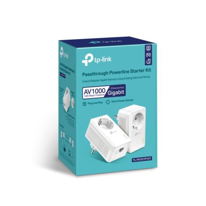TP-Link - Gigabitová Powerline Wi-Fi sada s priechodnou zásuvkou