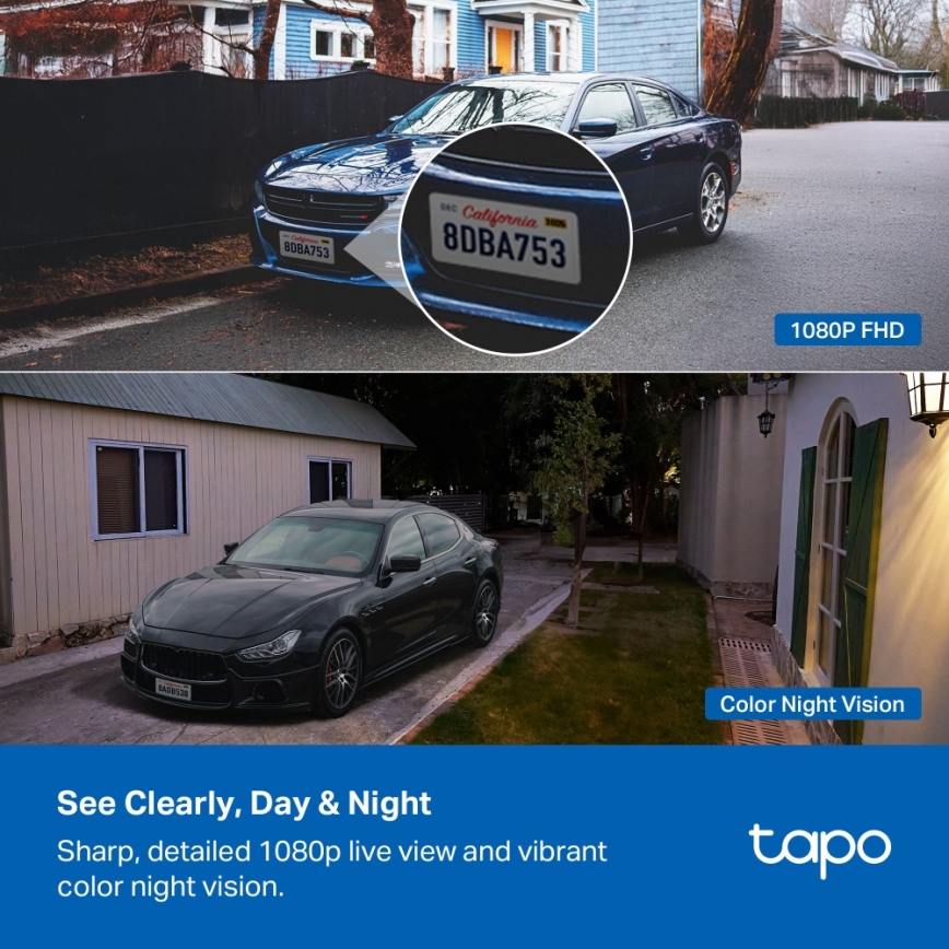 TP-Link - Inteligentná solárna kamera 5200 mAh 5V IP65