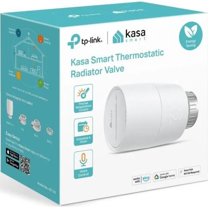 TP-Link - Inteligentná termostatická hlavica s LCD displejom 2xAA Tuya