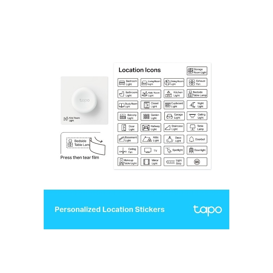 TP-Link - Inteligentný dotykový stmievač 1xCR2032