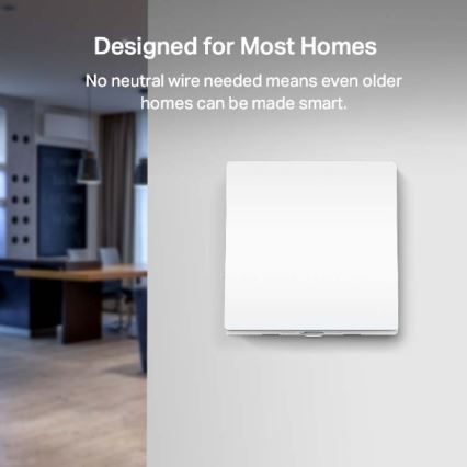 TP-Link - Inteligentný svetelný vypínač 2xAAA Wi-Fi