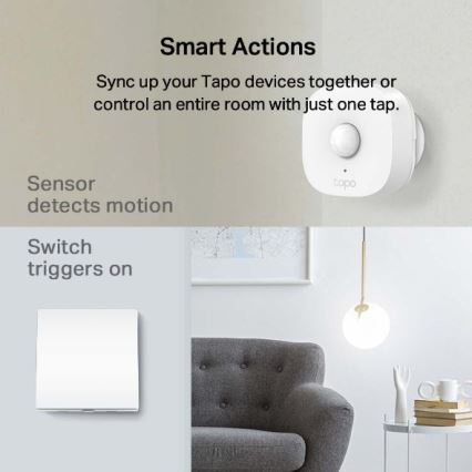 TP-Link - Inteligentný svetelný vypínač 2xAAA Wi-Fi