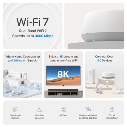 TP-Link - Mesh Wi-Fi 7 systém pre celý dom