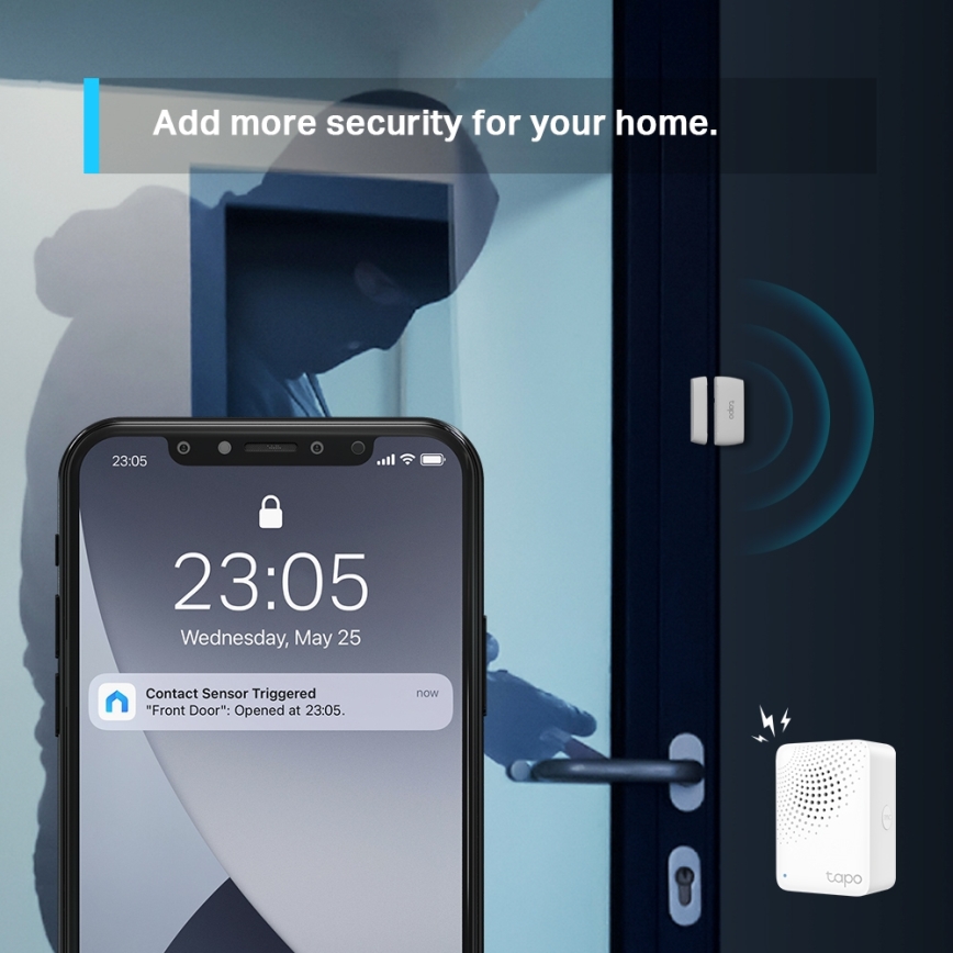 TP-Link - Smart kontaktný senzor 1xCR2032 Wi-Fi