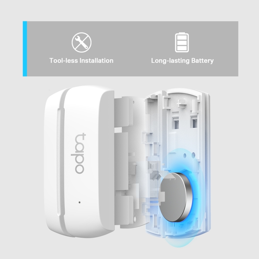 TP-Link - Smart kontaktný senzor 1xCR2032 Wi-Fi