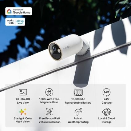 TP-Link - Vonkajšia kamera so senzorom 10000 mAh IP66 Wi-Fi
