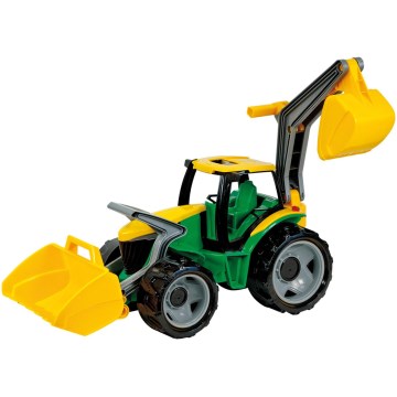 Traktor s lopatou 65 cm zelený/žltý