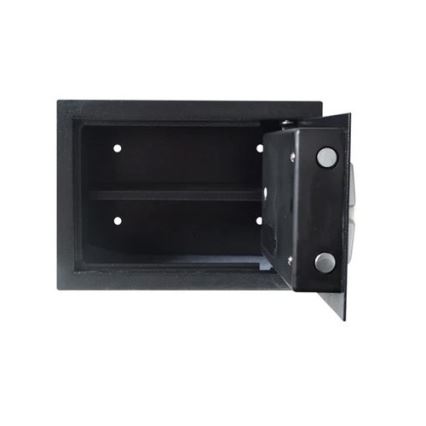 Trezor 4xAA 35x25 cm čierna/matný chróm