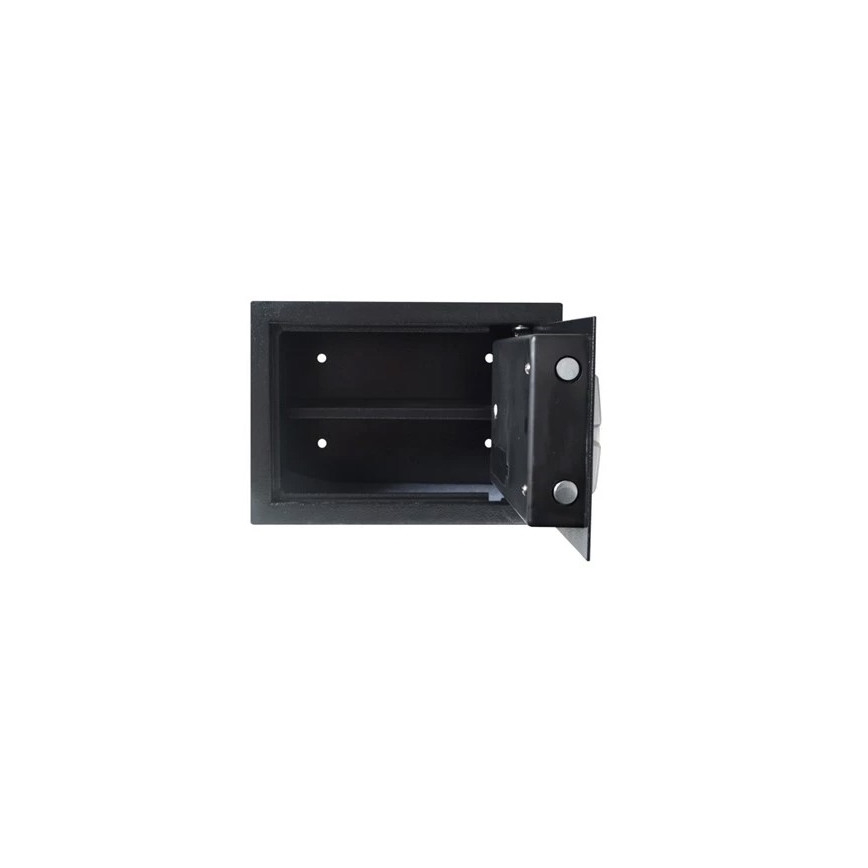 Trezor 4xAA 35x25 cm čierna/matný chróm