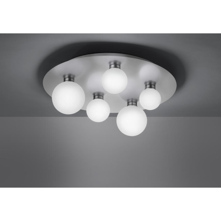 Trio - LED RGB Stmievateľné stropné svietidlo DICAPO 5xLED/3W/230V 3000-5000K + diaľkové ovládanie