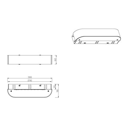 Trio - LED RGBW Stmievateľné nástenné svietidlo ADRIANA LED/5,5W/230V 3000-6500K Wi-Fi + diaľkové ovládanie