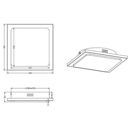 TRIO - LED Stmievateľné stropné svietidlo DENVER 1xLED/20W/230V patina