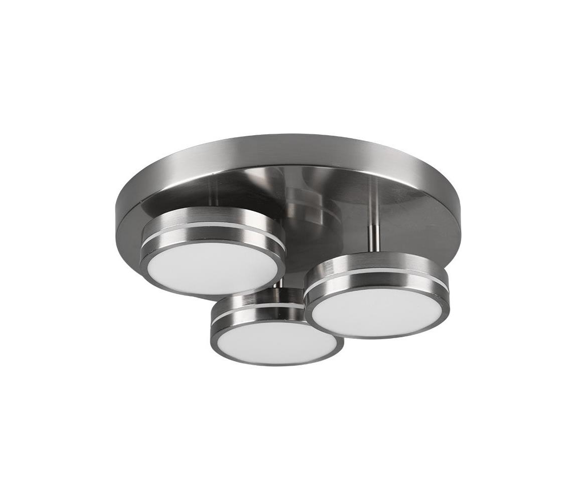 Trio - LED stmievateľné stropné svietidlo FRANKLIN 3xLED/8,5W/230V pr. 35 cm chróm 626510307