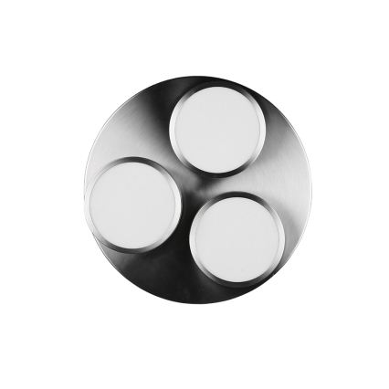 Trio - LED Stmievateľné stropné svietidlo FRANKLIN 3xLED/8,5W/230V 3000K pr. 35 cm matný chróm