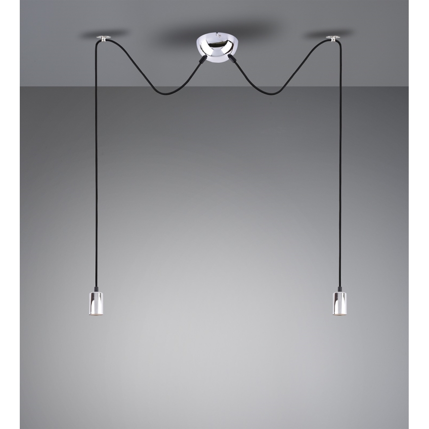 Trio - Luster na lanku CORD 2xE27/60W/230V pavúk