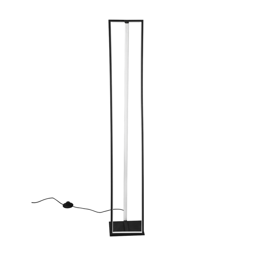 Trio - LED Stmievateľná stojaca lampa EDGE LED/26W/230V 2300/3000/4000K čierna/zlatá
