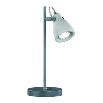 TRIO - Stolná lampa CONCRETE 1xGU10/42W/230V