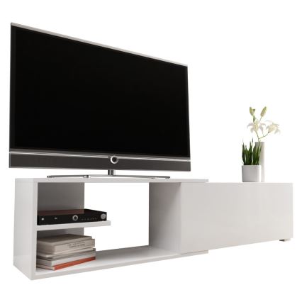 TV stolík CLIF 40x180 cm biela