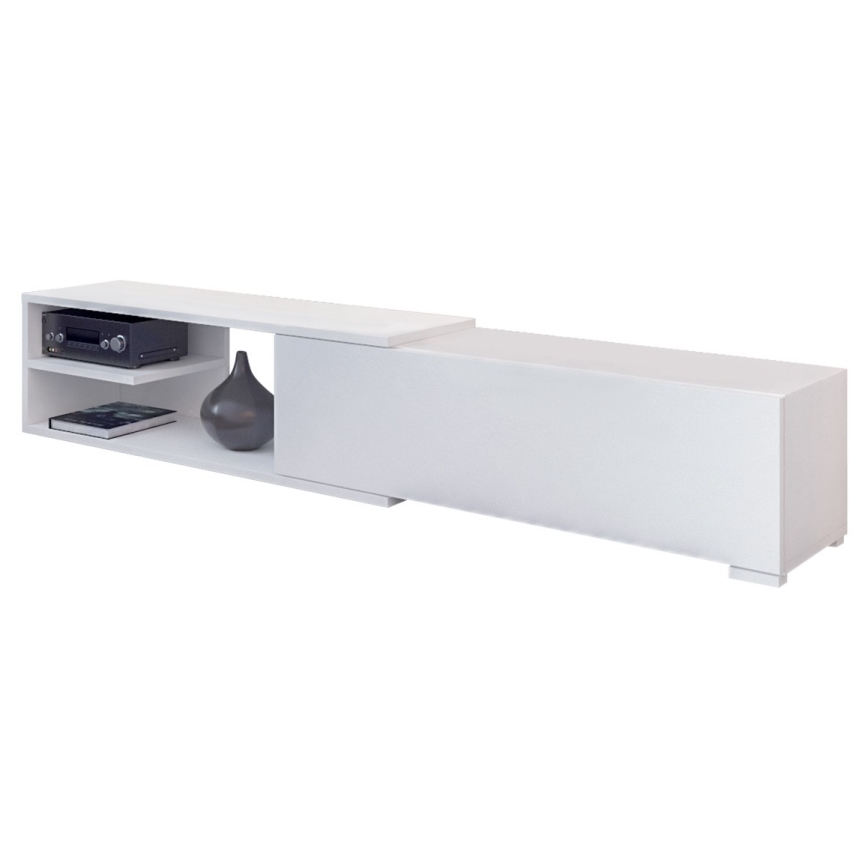 TV stolík CLIF 40x180 cm biela