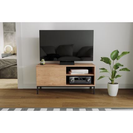 TV stolík ERISTI 50x100,8 cm biely orech
