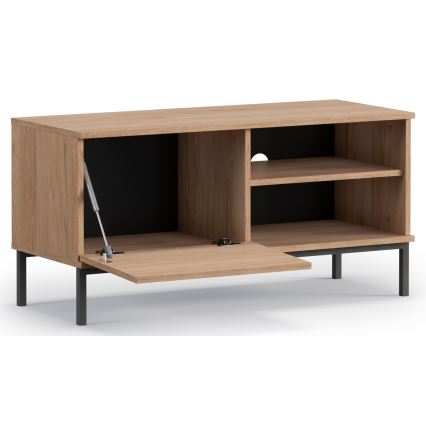 TV stolík ERISTI 50x100,8 cm biely orech