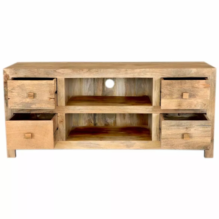 TV stolík HINA 60x140 cm masív/mangovník